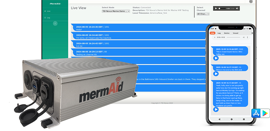 The equipment for MermAId by TDI Technologies